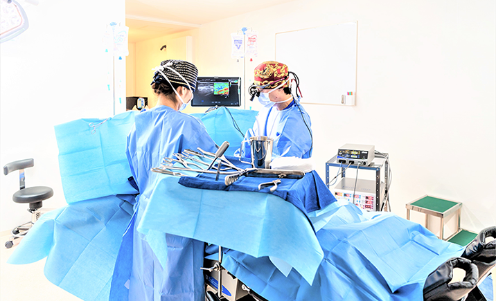 国内の美容外科としては最大級のintegrated operating room