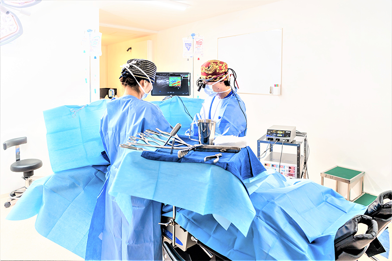 国内の美容外科としては最大級のintegrated operating room